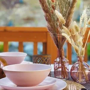 Ikea Baby Pink Dinner Set IKEA Dining Ikea Set Of Stoneware Matte